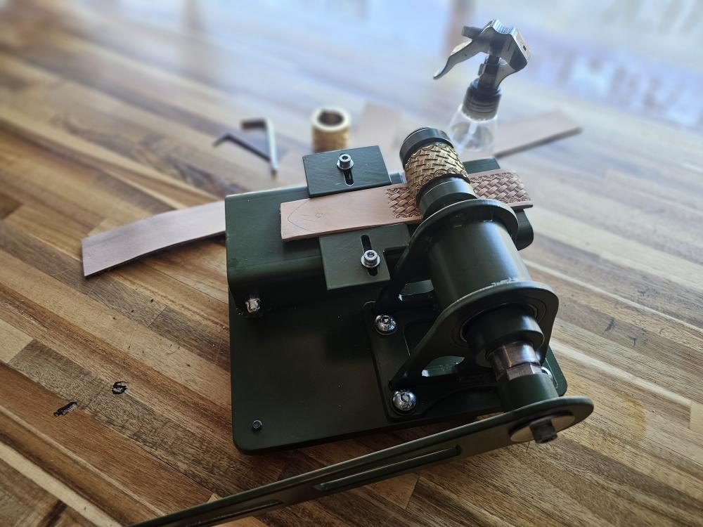 Leather Belt Embossing Machine V1