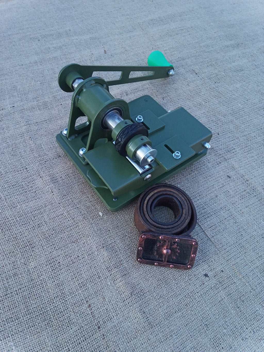 Leather Belt Embossing Machine V1